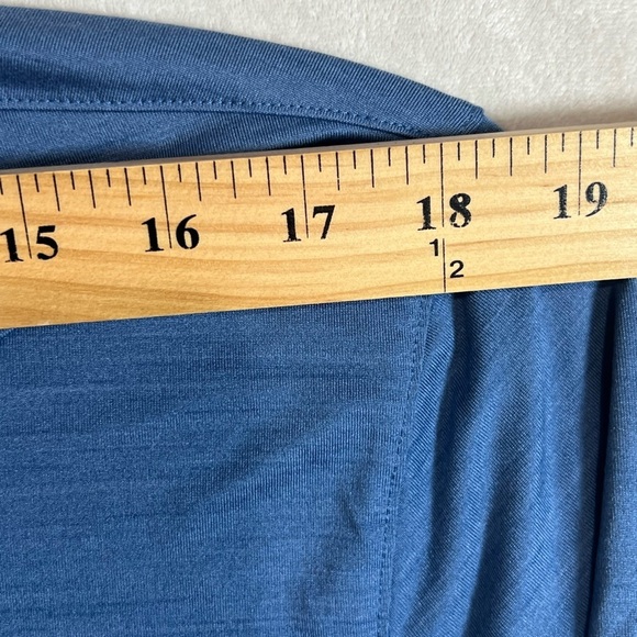 Puma Men's TPC Sawgrass Size Medium Blue Polo Golf Shirt - Picture 8 of 9